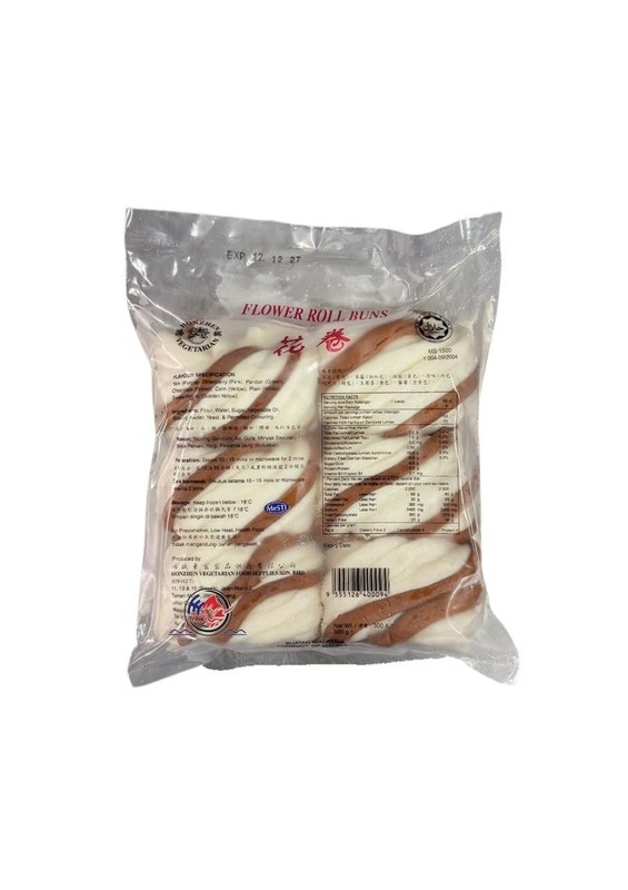 HONZHEN Flower Roll Buns Chocolate