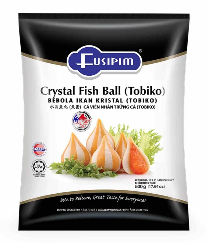 FUSIPIM FUSIPIM CRYSTAL FISH BALL(TOBIKO)-500G
