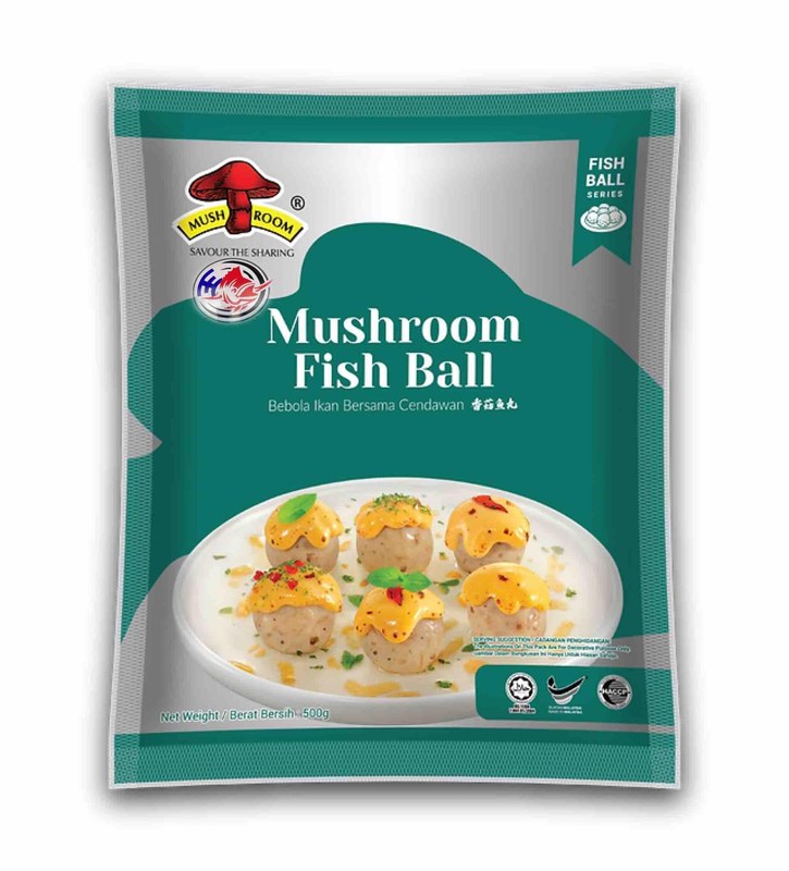 MUSHROOM QL MUSHROOM FISH BALL (500G)香菇鱼丸###