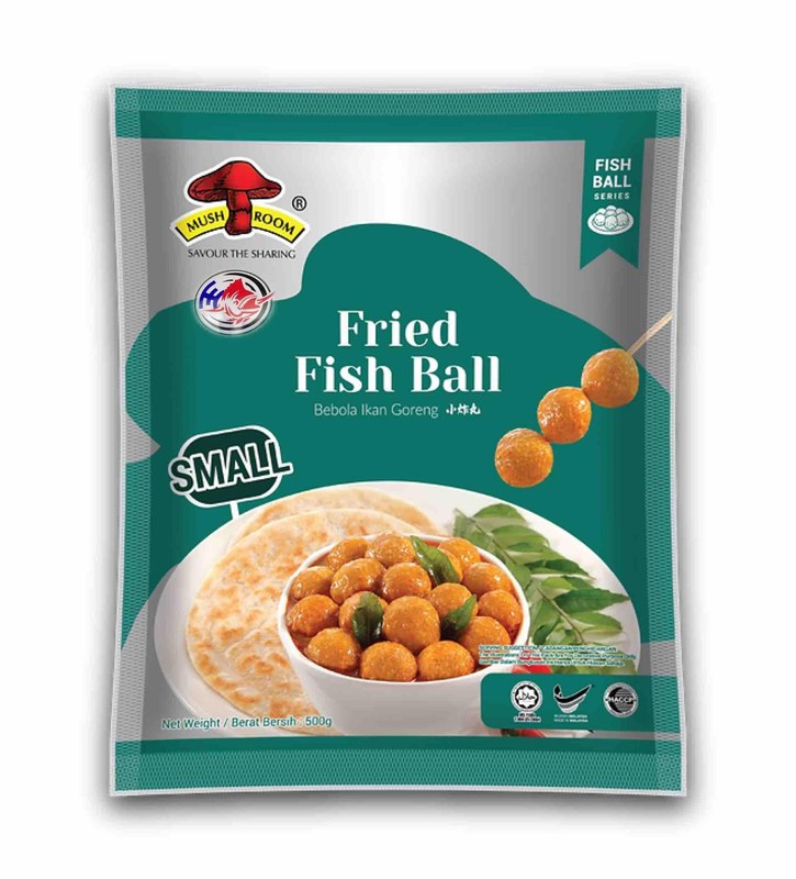MUSHROOM QL SMALL FRIED FISH BALL -500G 小炸丸###MF-FGS500
