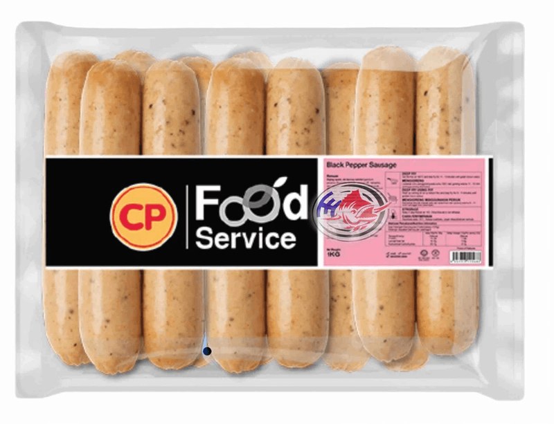 CP FS BLACK PEPPER SAUSAGE- F -1KG
