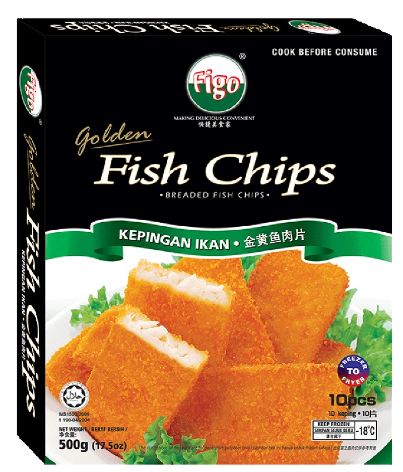 FIGO GOLDEN FISH CHIPS- 500GM