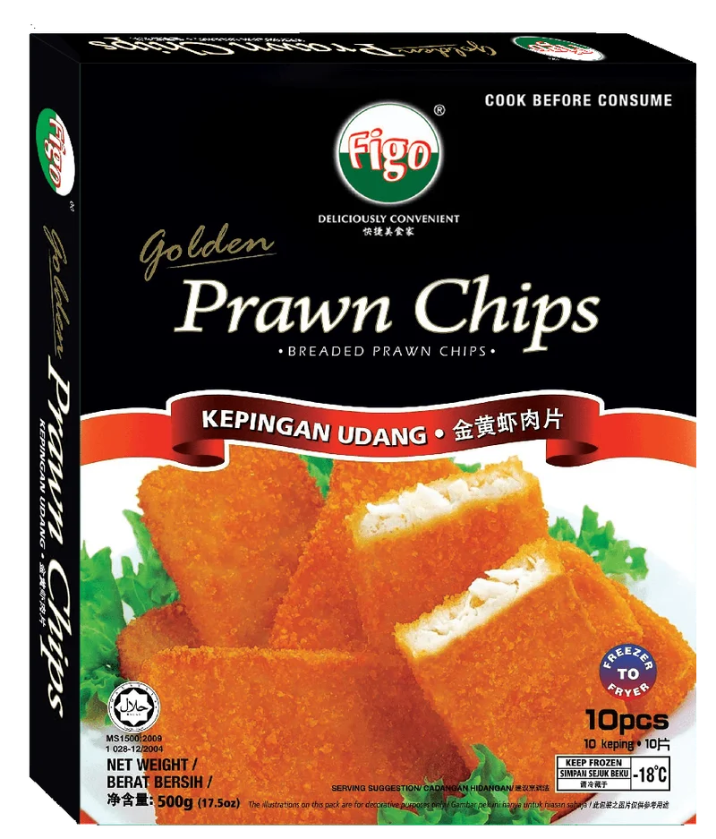 FIGO GOLDEN PRAWN CHIPS-500G