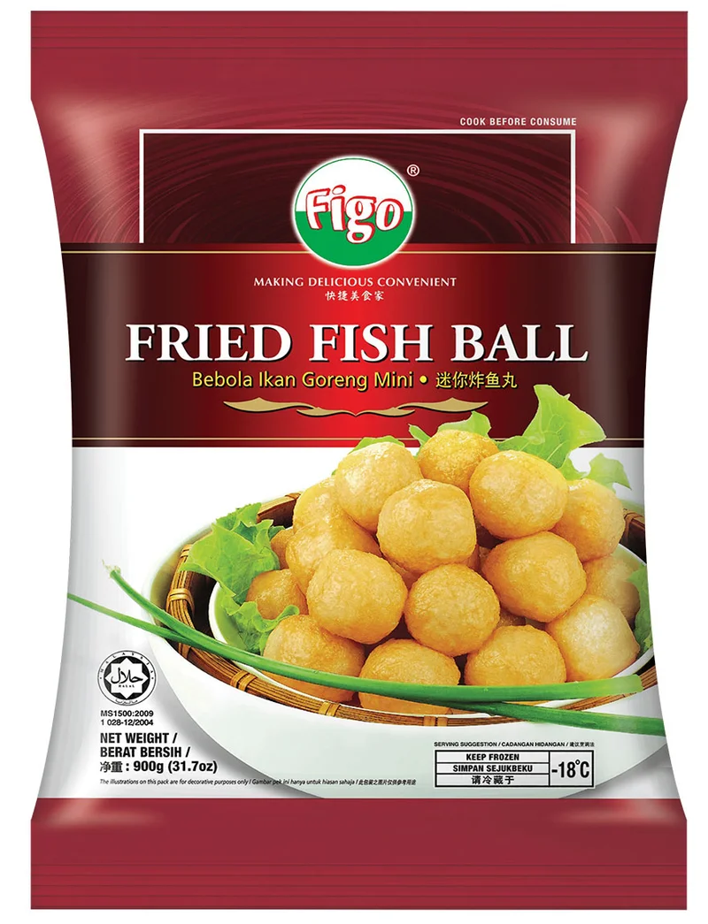 Figo Mini Fried Fish Ball(迷你炸鱼丸) 900g
