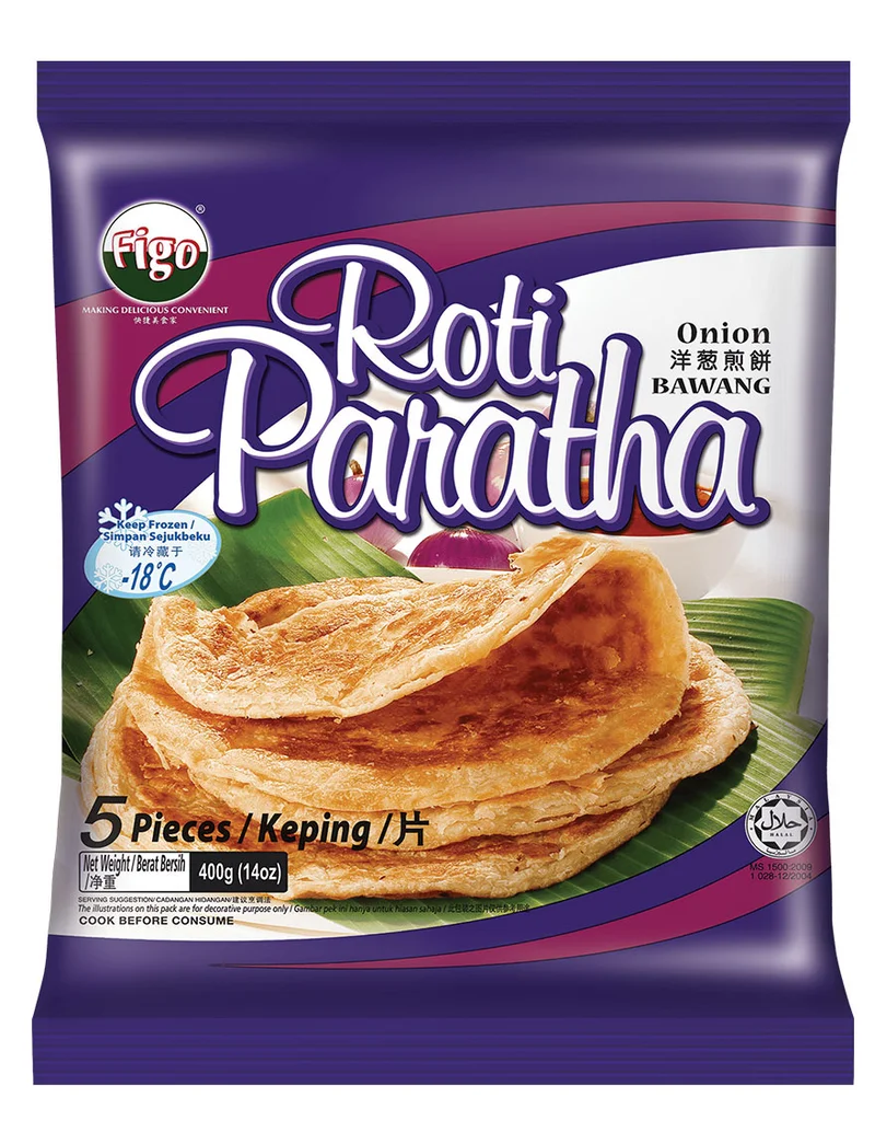 Figo Roti Paratha Onion 400g (5 pieces)
