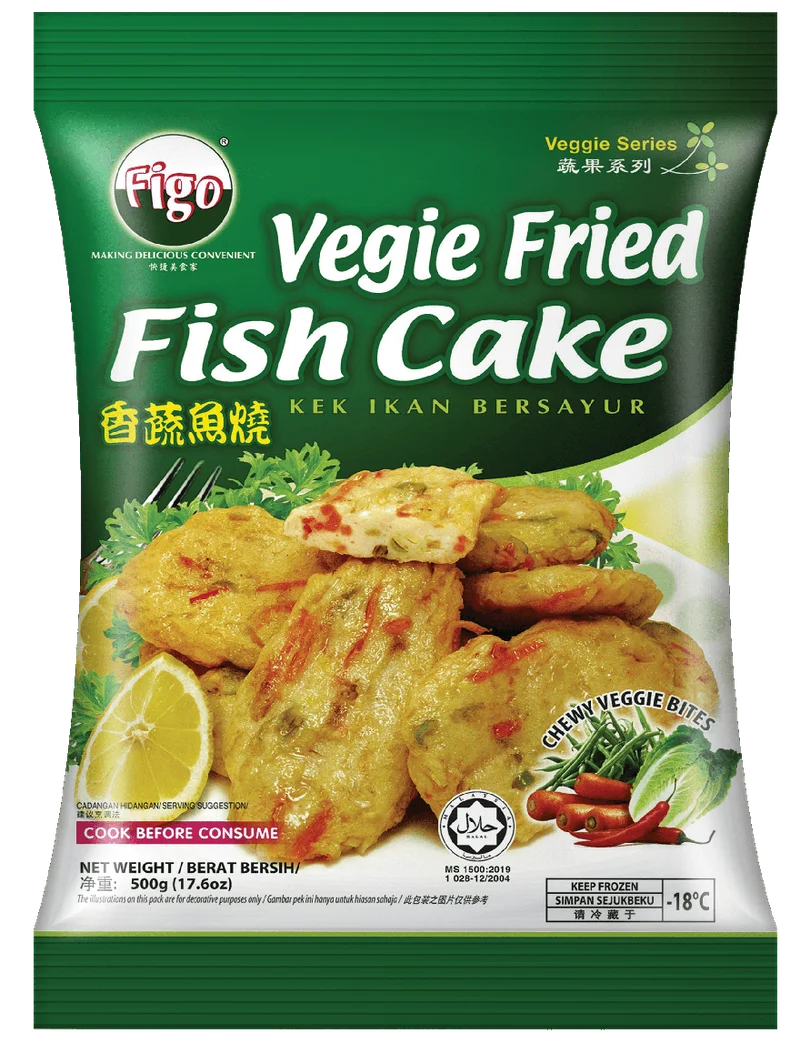 FIGO VEGIE FRIED FISH CAKE-500G