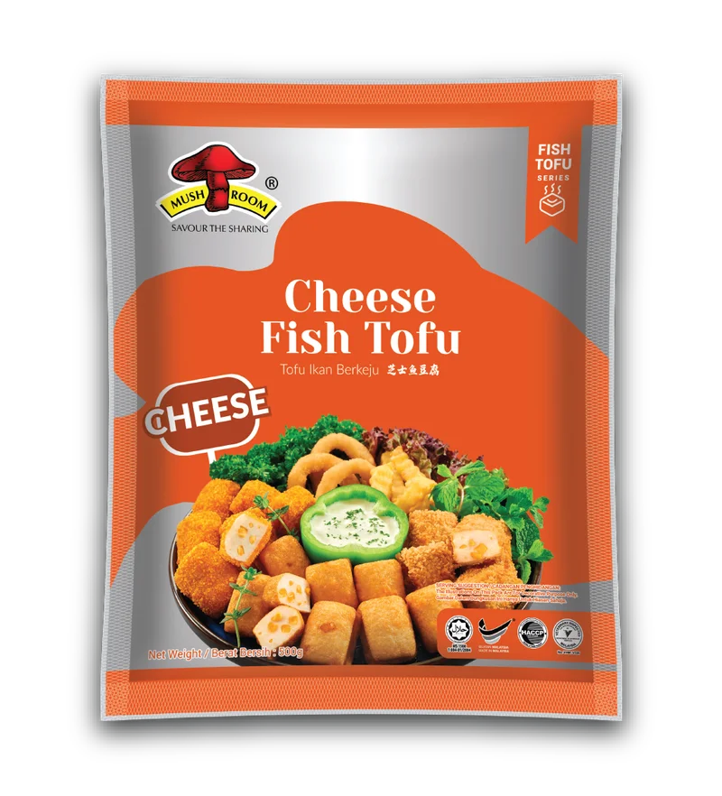 QL Mushroom Cheese Fish Tofu（芝士鱼豆腐） 500g