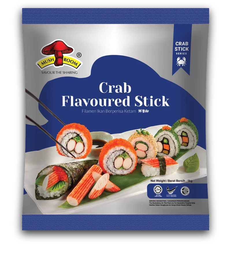 MUSHROOM QL CRAB FLAVOURED STICK (16CM) -1KG鲜蟹棒