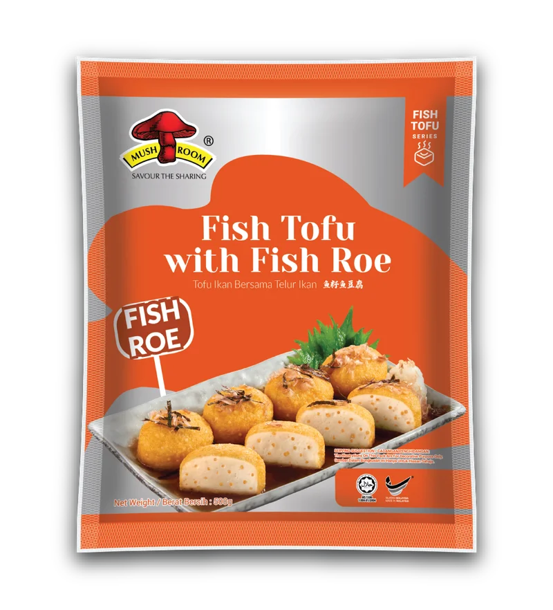 MUSHROOM QL FISH TOFU WITH FISH ROE (500G)