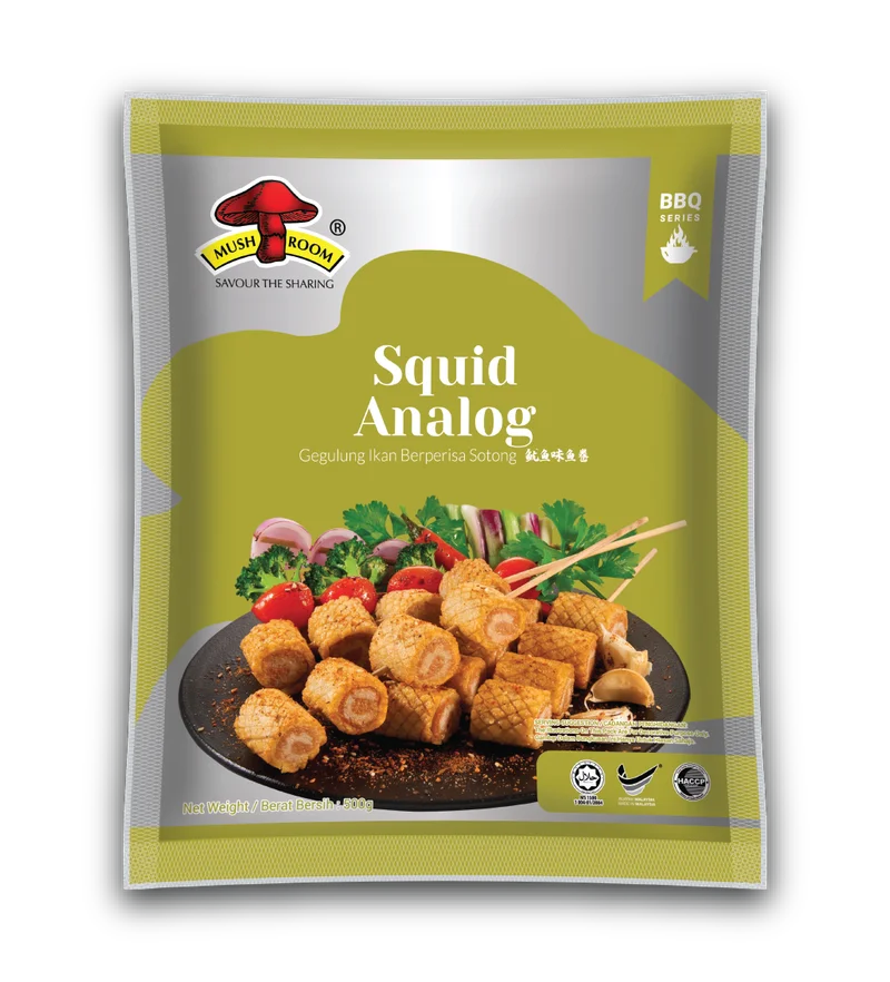 MUSHROOM QL FRIED SQUID ANALOG-500G鱿鱼卷