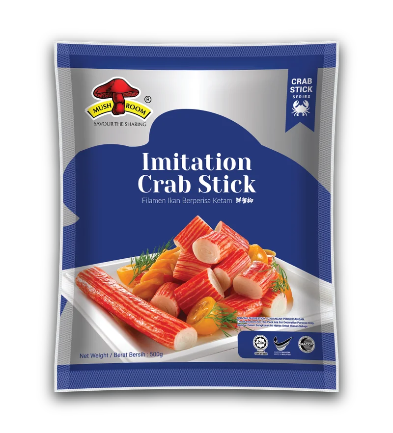 QL Mushroom Imitation Crab Stick(仿蟹柳) 500g