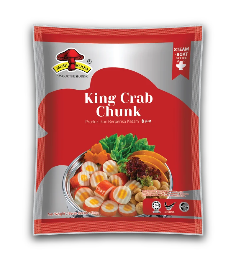 MUSHROOM QL KING CRAB CHUNK ( 500GM )蟹王块