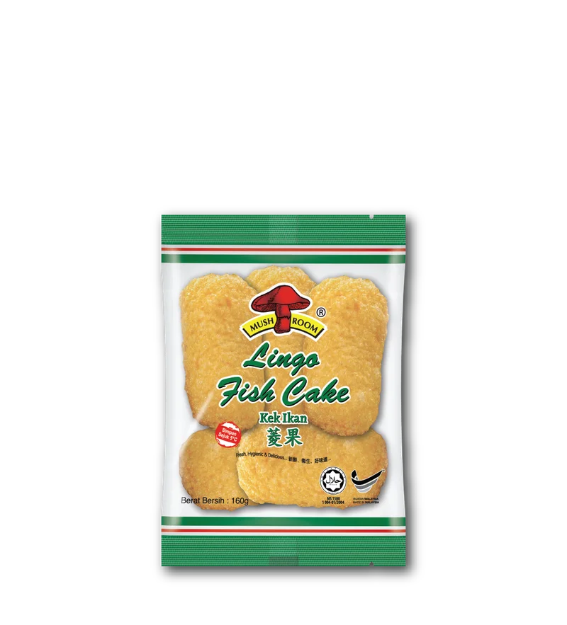 MUSHROOM QL LINGO FISH CAKE (5PCS)-160G-KTV160