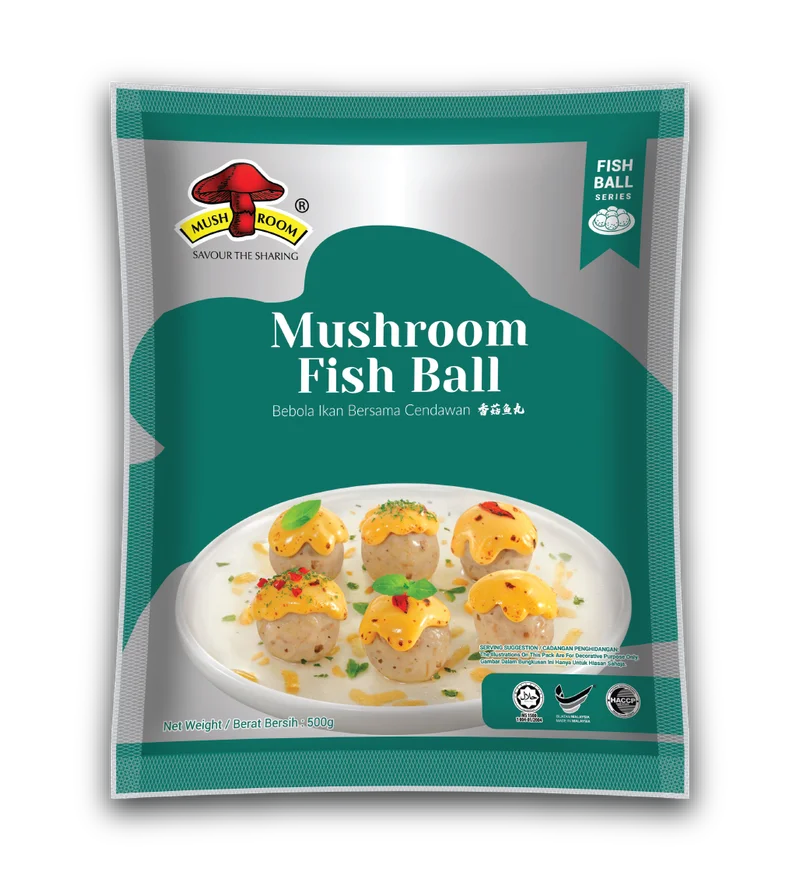 QL MUSHROOM FISH BALL (500G)香菇鱼丸