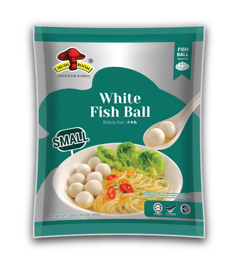 QL Mushroom Small White Fish Ball（小白鱼丸） 500g