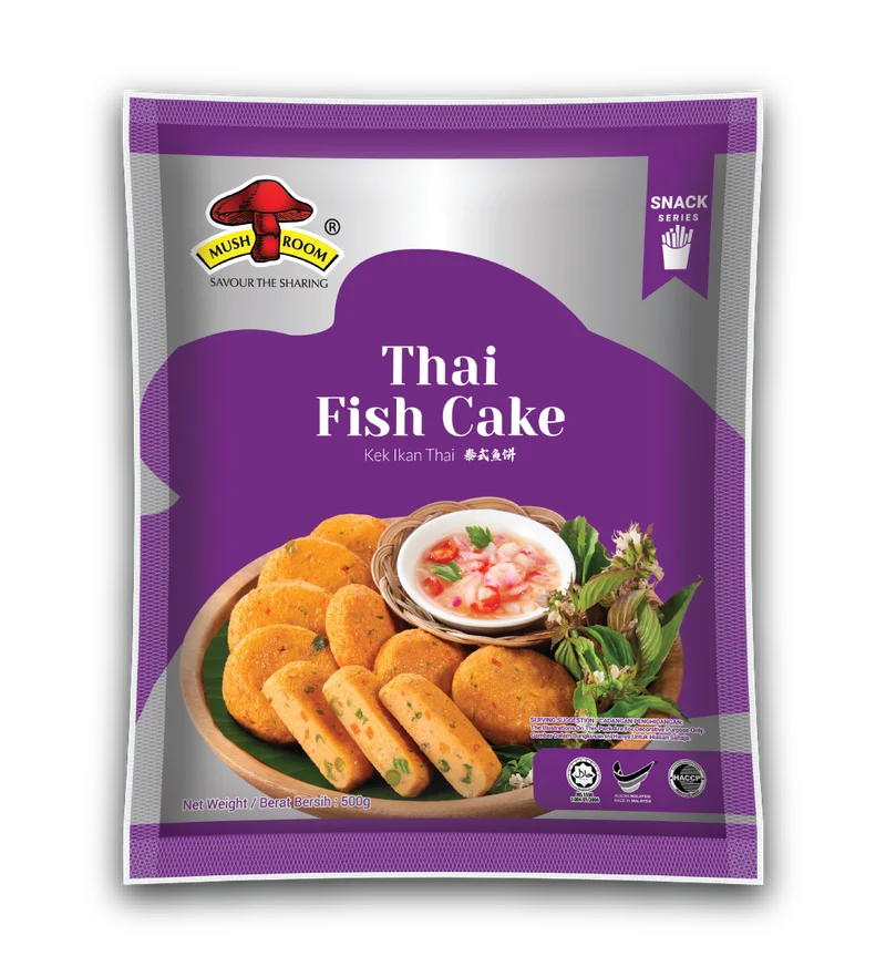 MUSHROOM QL THAI (SPICY) FISH CAKE (500G) 香辣鱼饼