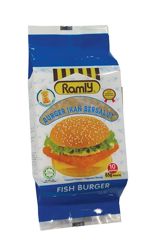 Ramly Burger Ikan Bersalut（裹粉鱼肉汉堡饼） 650g