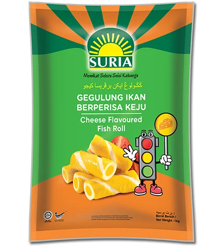 SURIA Gegulung Ikan Berperisa Keju 1kg