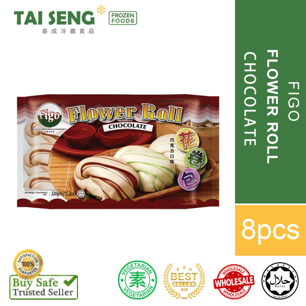 FIGO FLOWER ROLL CHOCOLATE 8pcs